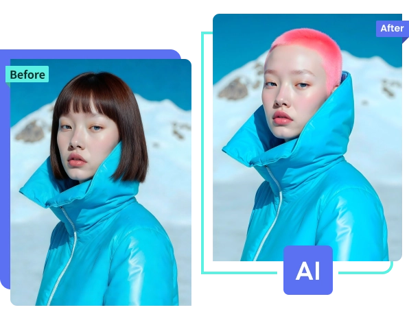 ai hair color changer