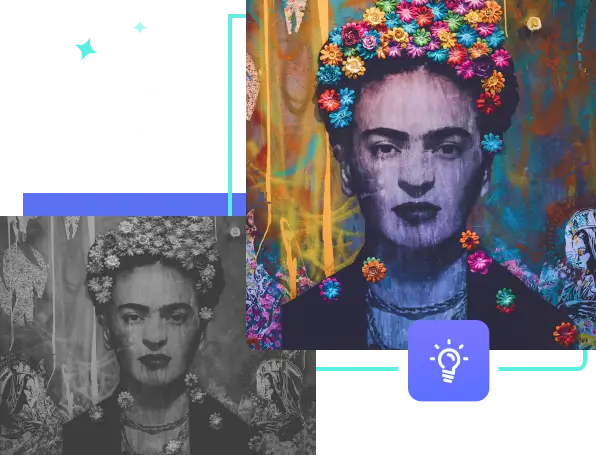 colorize image to inspire artwork with PhotoPro AI