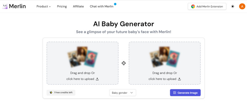 ai baby generator merlin ai