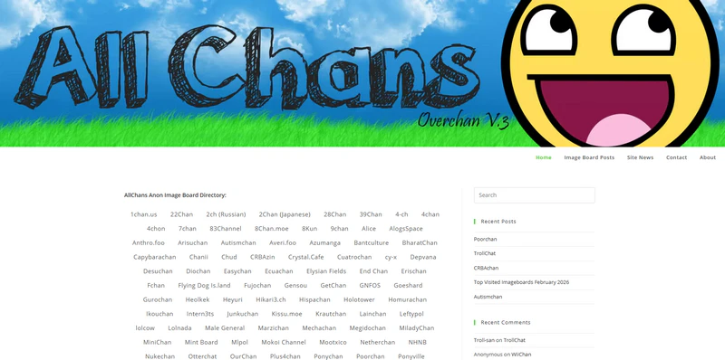 allchans image website list