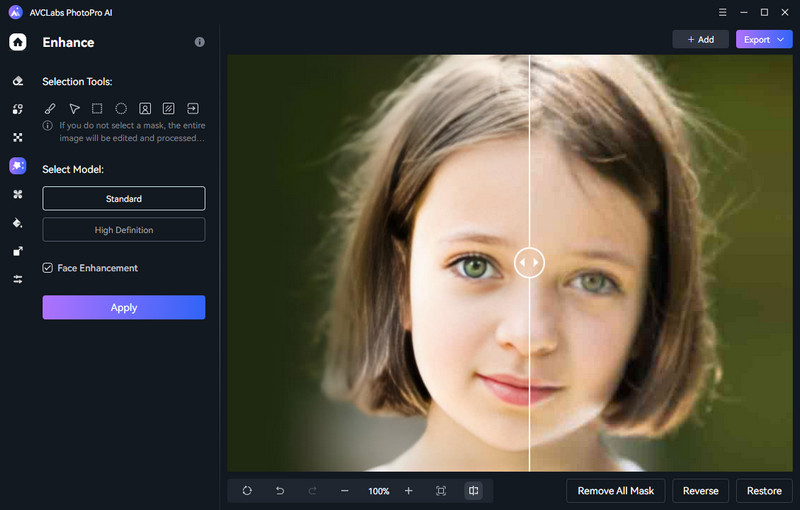 AVCLabs PhotoPro AI Downloaded Instagram Image Quality Fixer