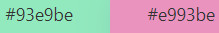 complementary colors for seafoam green