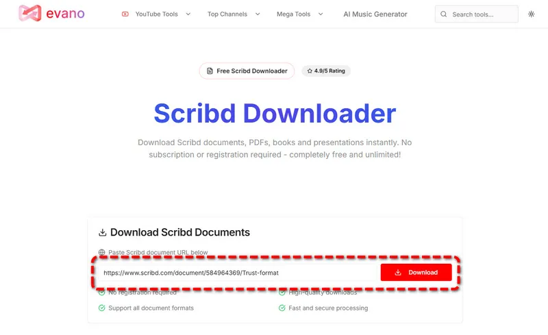 Scribd Downloader