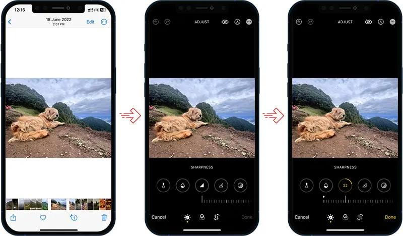 fix blurry photos on iPhone