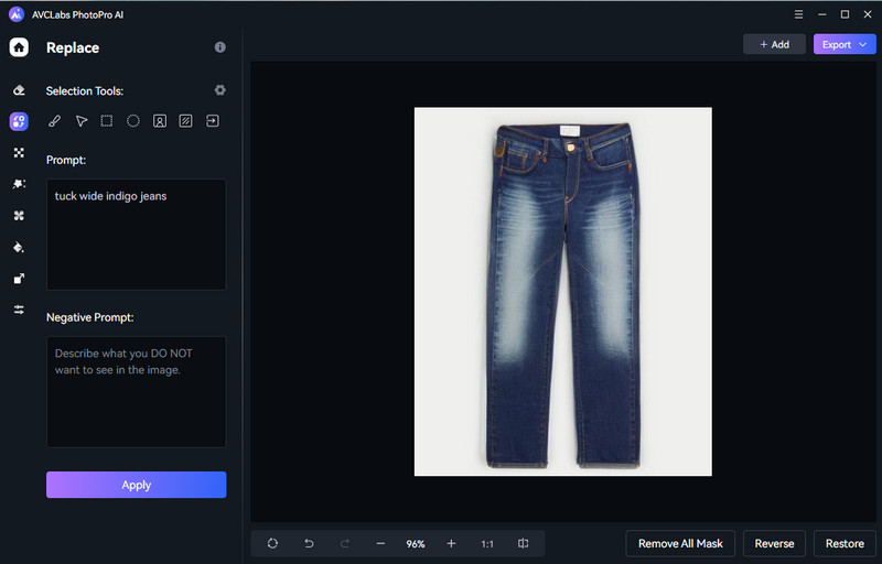 generate indigo jeans