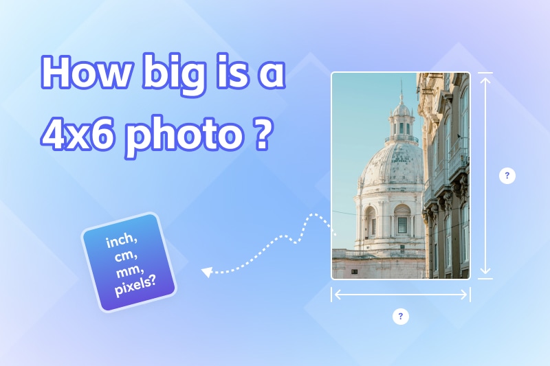 how big is a 4x6 photo