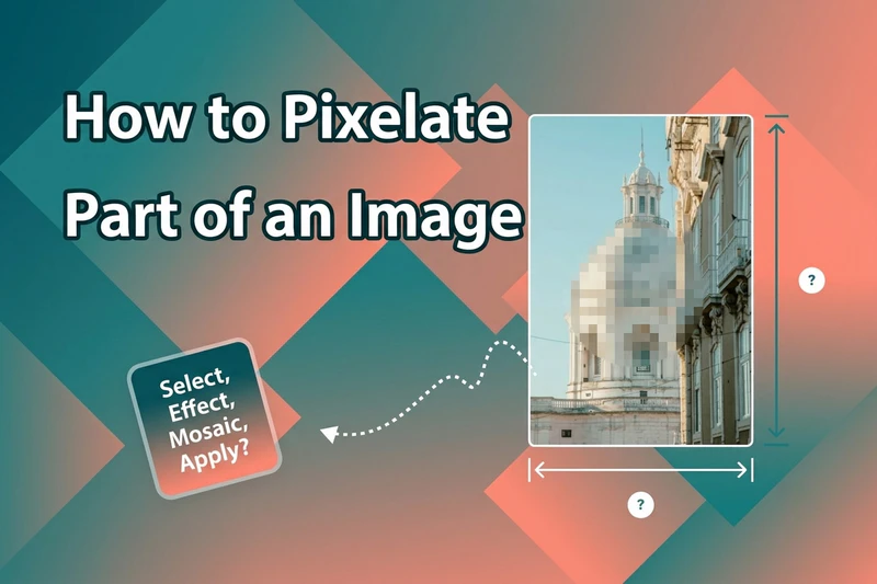 how to pixelate part of an image