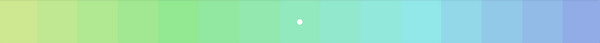 hue range of seafoam green