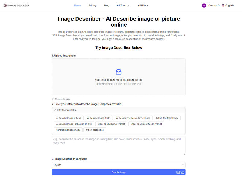image describer free