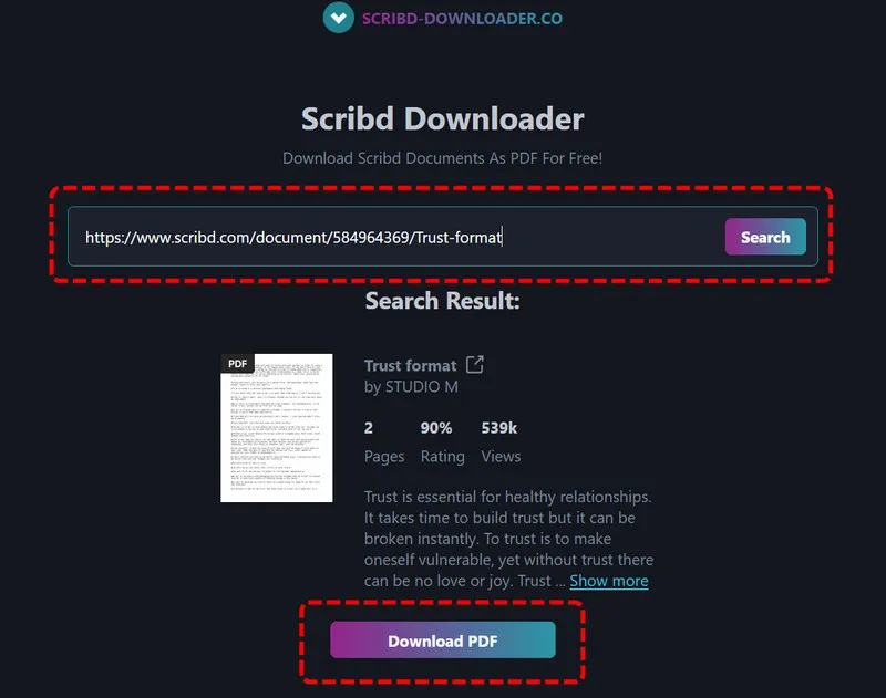 Scribd Downloader