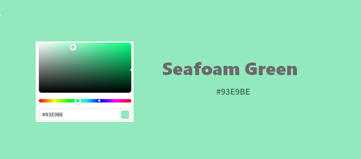 seafoam green