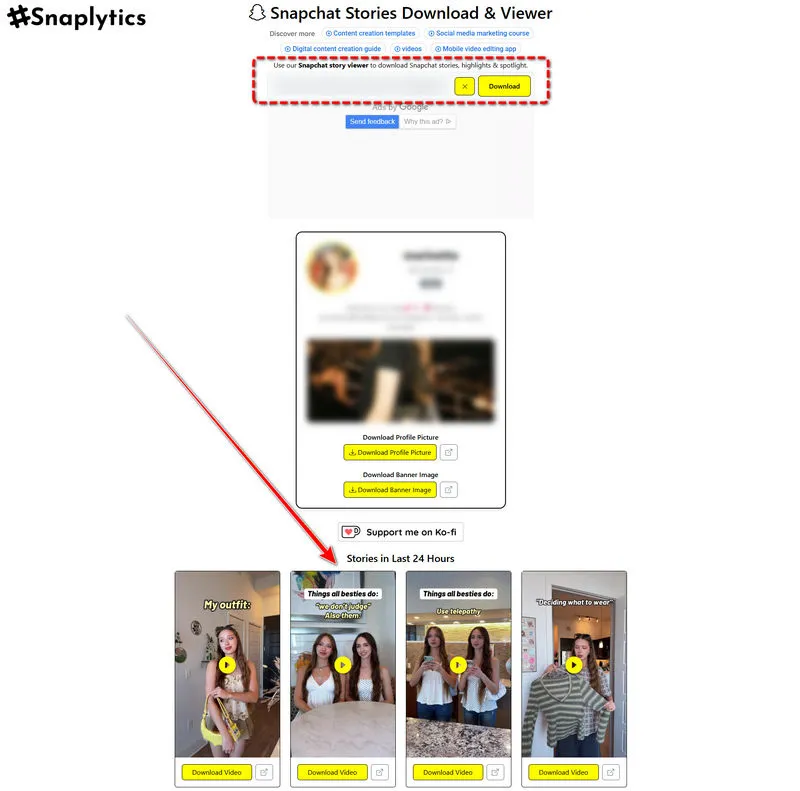 Snapchat Story Viewer snaplytics.io