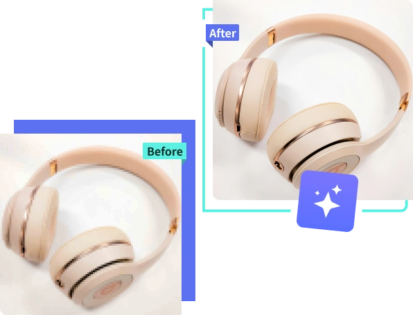 ecommerce product photo unpixelate